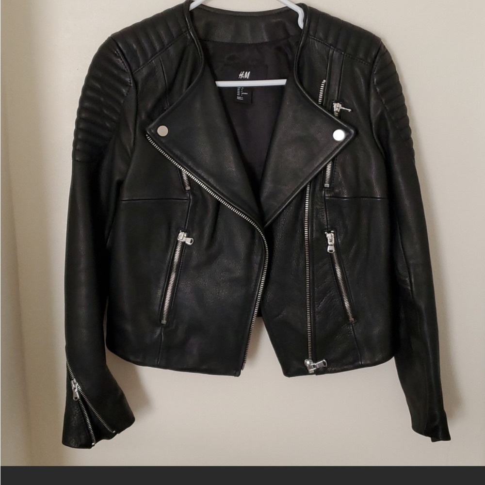 H&M Black Leather Jacket